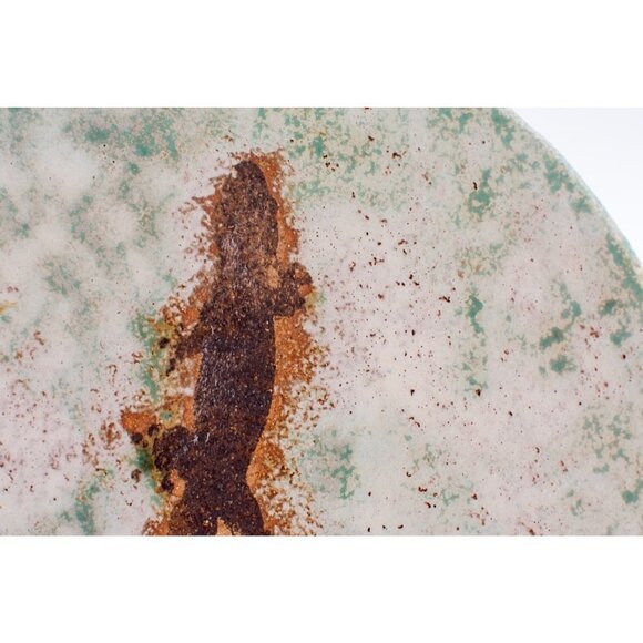 Handcrafted Artisan Stoneware Plate | Rustic Southwestern Pottery Decor - Picture 3 of 8